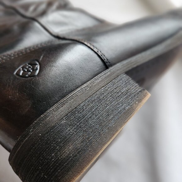 Ariat Side Zip Brown Tall Boots Women (9B) - Picture 12 of 16